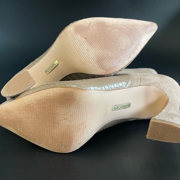 Louise et Cie Jadran Nude/Tan Pointed Toe Bootie 7M - Picture 11 of 14